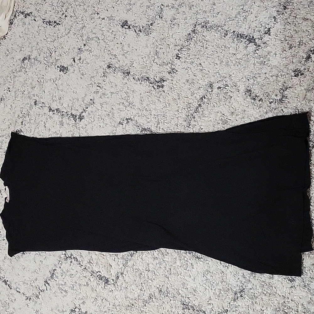 Black maxi dress